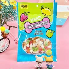 萌孩子维生素C软糖骨头形混合口味 糖果105g