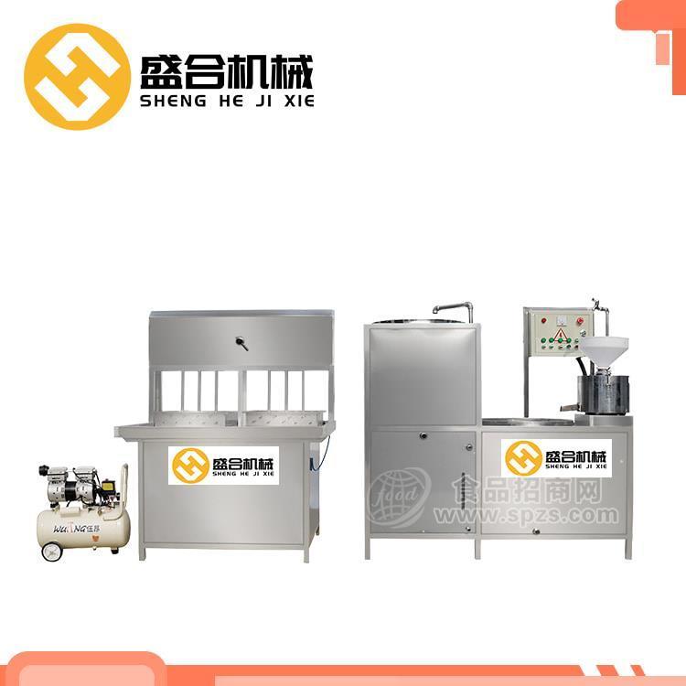 双鸭山家用小型自动豆腐机 一次成型豆腐机