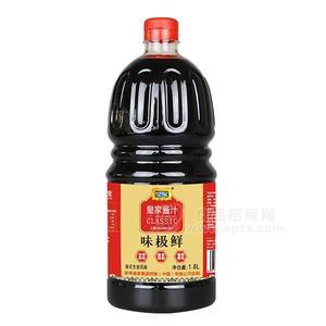 皇家醬汁味極鮮醬油調味品1.8L