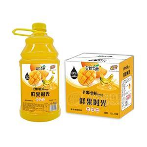 奇珍果葩 芒果香蕉 鮮果時(shí)光復(fù)合果味飲品招商2.5Lx6瓶