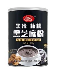 黑米核桃黑芝麻粉520g