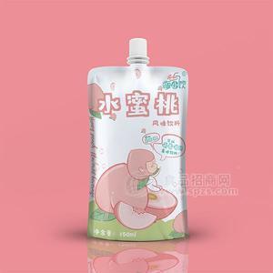 嗨小飲 乳酸菌  水蜜桃 果味風(fēng)味飲料 餐飲 外賣 贈(zèng)飲 袋裝飲料招商 代理150ml