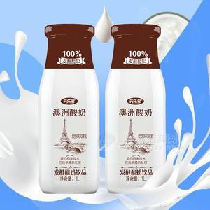 元乐多 澳洲酸奶 炭烧风味酸奶饮品  炭烧酸奶招商代理1L