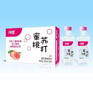 純惜 蜜桃蘇打 果味飲料 350mlx24瓶