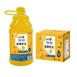 奇珍果葩芒果香蕉鮮果時光復(fù)合果汁飲品 大桶裝果汁招商代理 宴席果汁批發(fā)2L