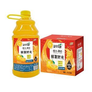 奇珍果葩橙汁果粒 復(fù)合果汁飲品招商 橙汁代理 餐飲宴席橙汁批發(fā)2L