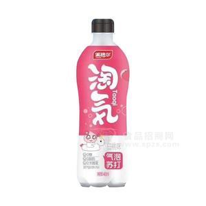 溪格尔 白桃味 气泡苏打水风味饮料 480ml