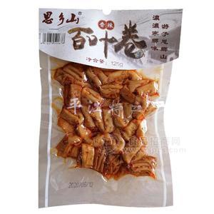 思鄉(xiāng)山  平江特產(chǎn) 香辣 百葉卷 休閑食品 125g