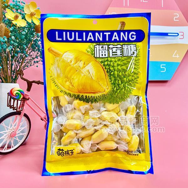 萌孩子榴莲糖 糖果 112g