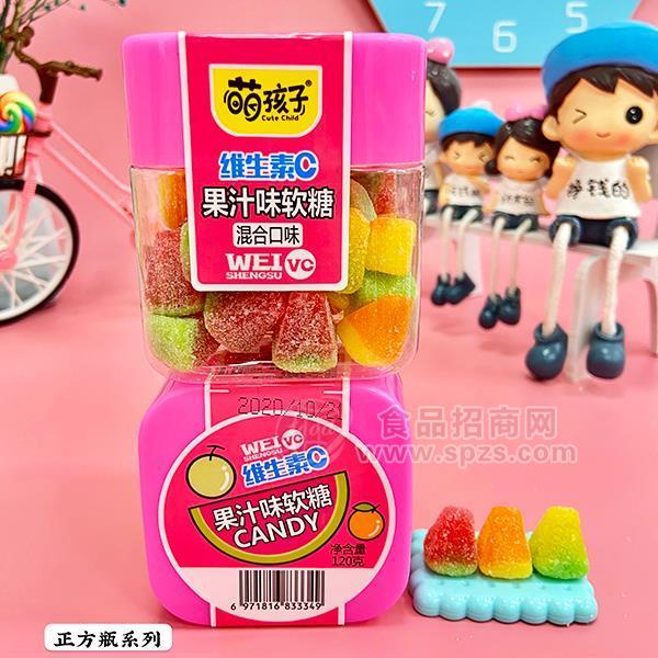 萌孩子维生素果汁软糖 混合口味120g