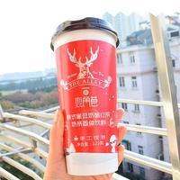 鹿角巷意式蜜豆奶酪红茶 奶茶固体饮料 奶茶招商 杯装奶茶代理123g