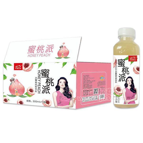 中奥饮品 水蜜桃风味饮料招商 果味饮料500mlx15瓶