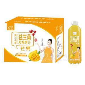 中奧飲品 益生菌發(fā)酵芒果 果汁飲料 復(fù)合果汁飲料招商510mlx15瓶