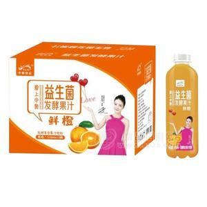 中奧飲品 益生菌發(fā)酵鮮橙果汁飲料 復合果汁飲料招商 510mlx15瓶