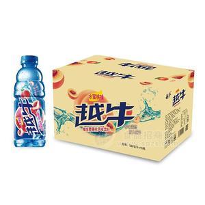 越牛 水蜜桃味維生素強化風(fēng)味飲料 588mlx15瓶