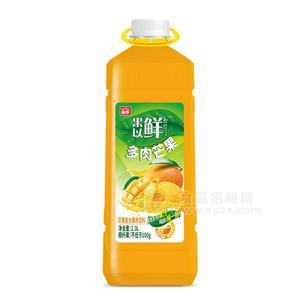 椰泰 多肉芒果 芒果復(fù)合果肉飲料2.3L