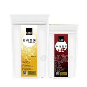 仙优宝老树普菊 玫瑰普洱 花果茶