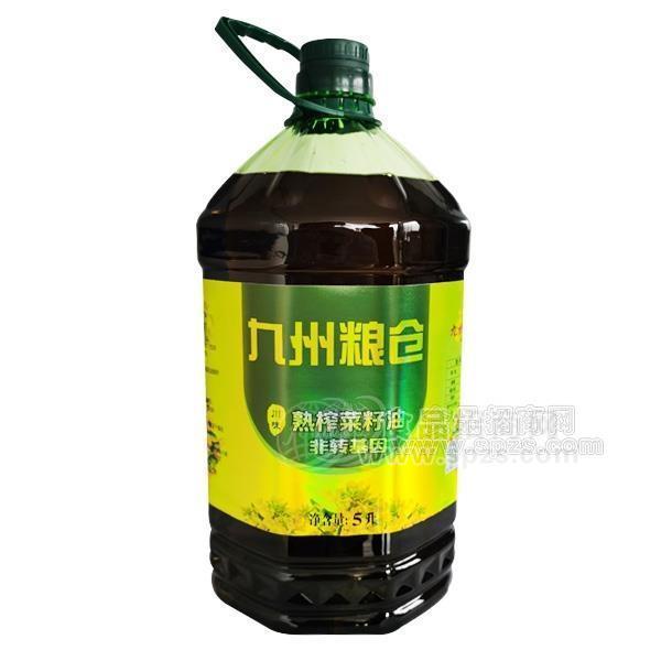 九州粮仓食用植物调和油熟榨菜籽油