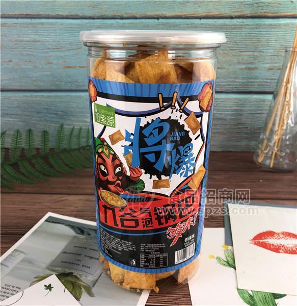 ·旭紫源 气泡锅巴 休闲膨化食品 桶装锅巴 将爆九谷气泡锅巴 香辣味 