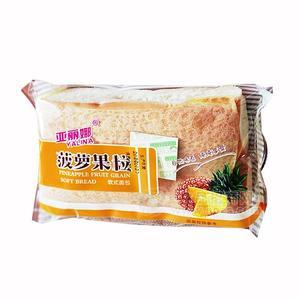 120g菠萝果粒面包 烘焙食品  亚丽娜面包糕点招商代理120g*40个