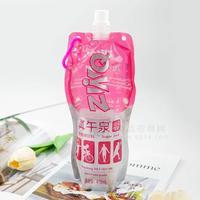 真午泉袋装蜜桃味运动功能性果味饮料厂家直销招商418ml