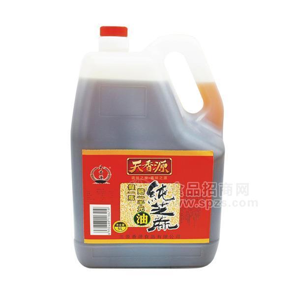 ·天香源 纯芝麻油 香油招商 5L 