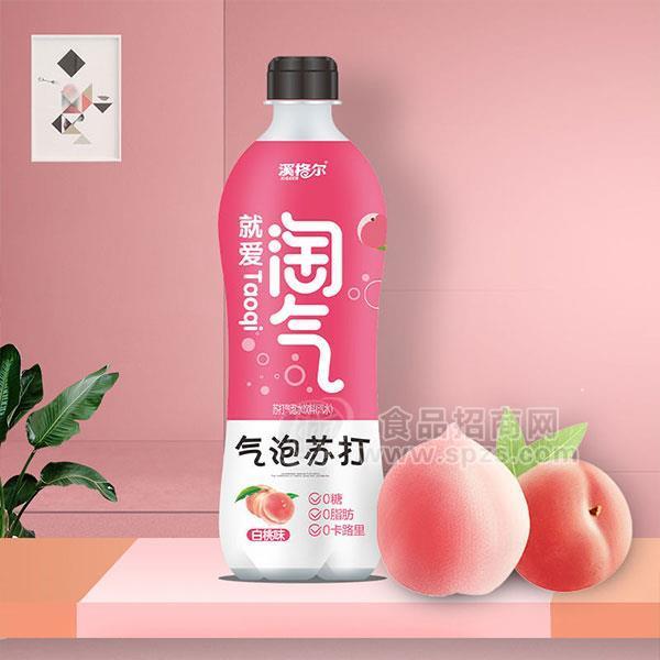 溪格爾 白桃味氣泡蘇打水 0糖0脂肪0卡路里 果味飲料 招商