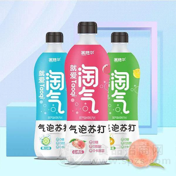 溪格尔 气泡苏打水 多种口味 0糖0脂肪0卡路里 果味饮料 招商