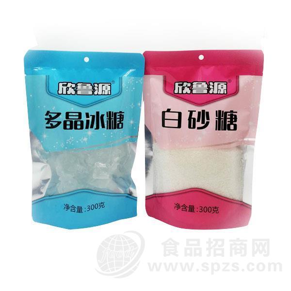 欣鲁源 多晶冰糖＋白砂糖 糖类 招商 300g