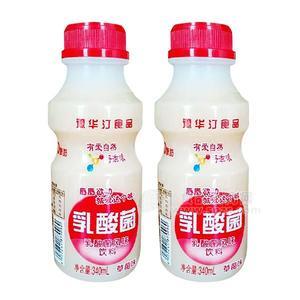 草莓味乳酸菌饮料代理 风味乳饮料招商340ml