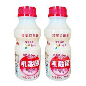 草莓味乳酸菌飲料代理 風(fēng)味乳飲料招商340ml