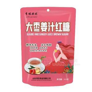 李坡姥娘 大棗姜汁紅糖 古法手工熬制 糖類 350g