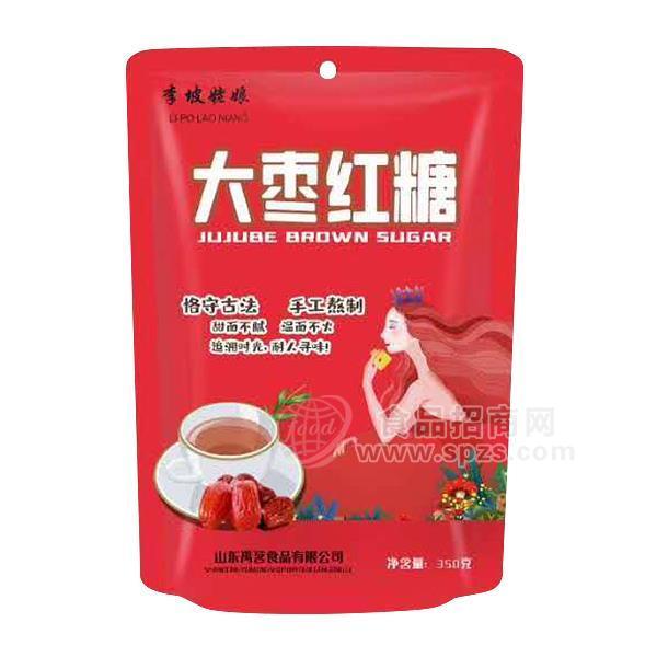 李坡姥娘  大棗紅糖 古法手工熬制 糖類 350g