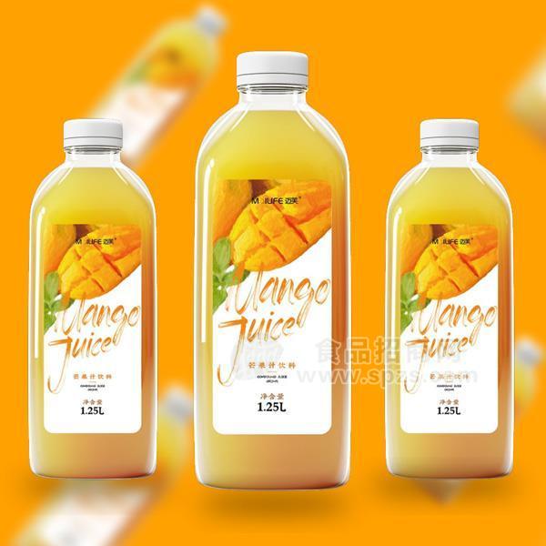 迈芙芒果汁饮料 果味饮料招商代理 芒果汁批发加盟1.25L