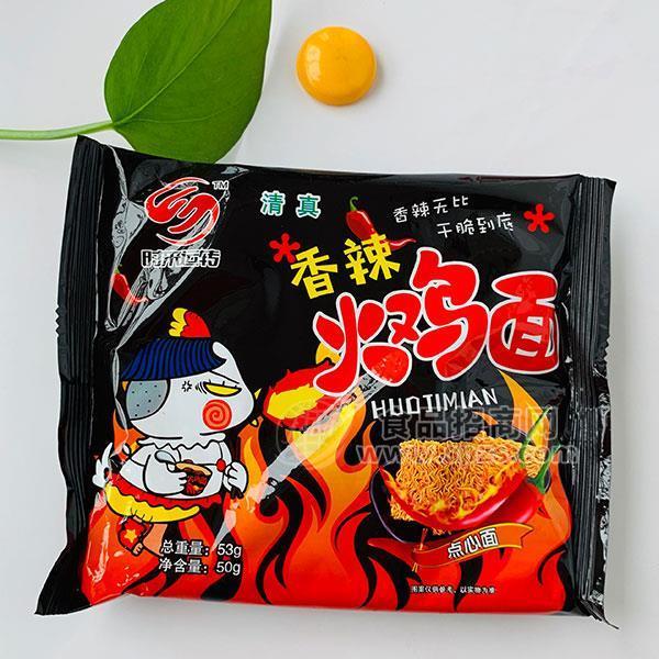 时来运转香辣火鸡面点心面干脆面休闲零食53g