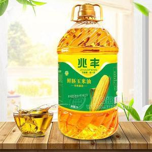 兆丰 非转基因 鲜胚玉米油 食用油招商 代理加盟 5L