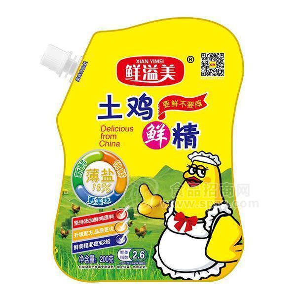 鲜溢美鸡精科学配比