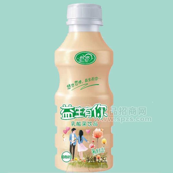 悠恋 乳酸菌饮品 0脂肪 乳饮料 招商 1.25L