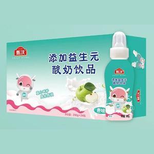 甄沃 酸奶飲品 原味 乳飲料 招商 200g×24瓶