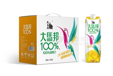 大马邦100%1L钻包芒果汁