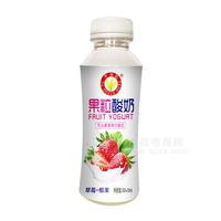 豐湘裕草莓椰果果粒酸奶 飲料 310ml