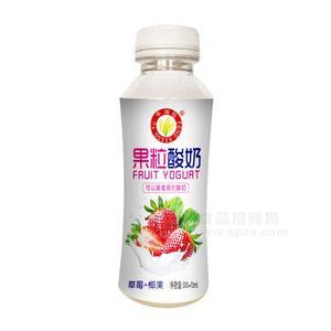 豐湘裕草莓椰果果粒酸奶 飲料 310ml