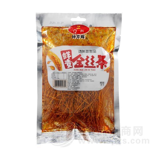 钟芹辉 鲜麦金丝条 调味面制品 辣条 休闲食品 60g