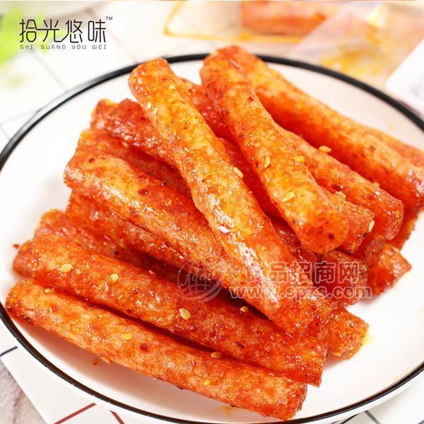 拾光悠味网红辣棒散装 称重 辣条招商休闲零食代理调味面制品批发