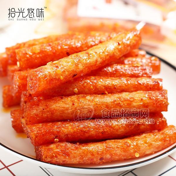 拾光悠味 网红辣棒 散装 称重 辣条招商  休闲零食 代理 调味面制品批发
