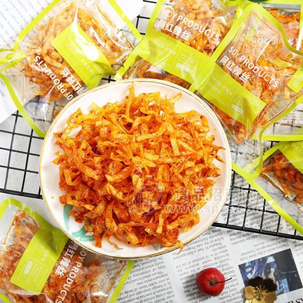 拾光悠味辣条 网红辣皮招商 散装称重  休闲零食辣皮代理 调味面制品招商