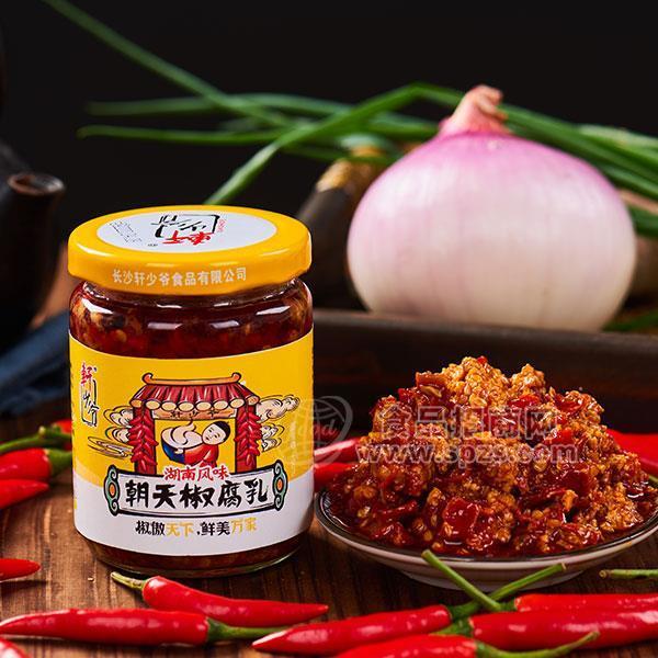 ·湖南风味 朝天椒腐乳 轩少爷调味品招商 特色调味代理 新品腐乳招商 
