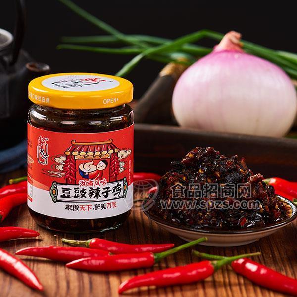 ·湖南风味特产 豆豉辣子鸡 罐装食品 轩少爷特色酱招商 