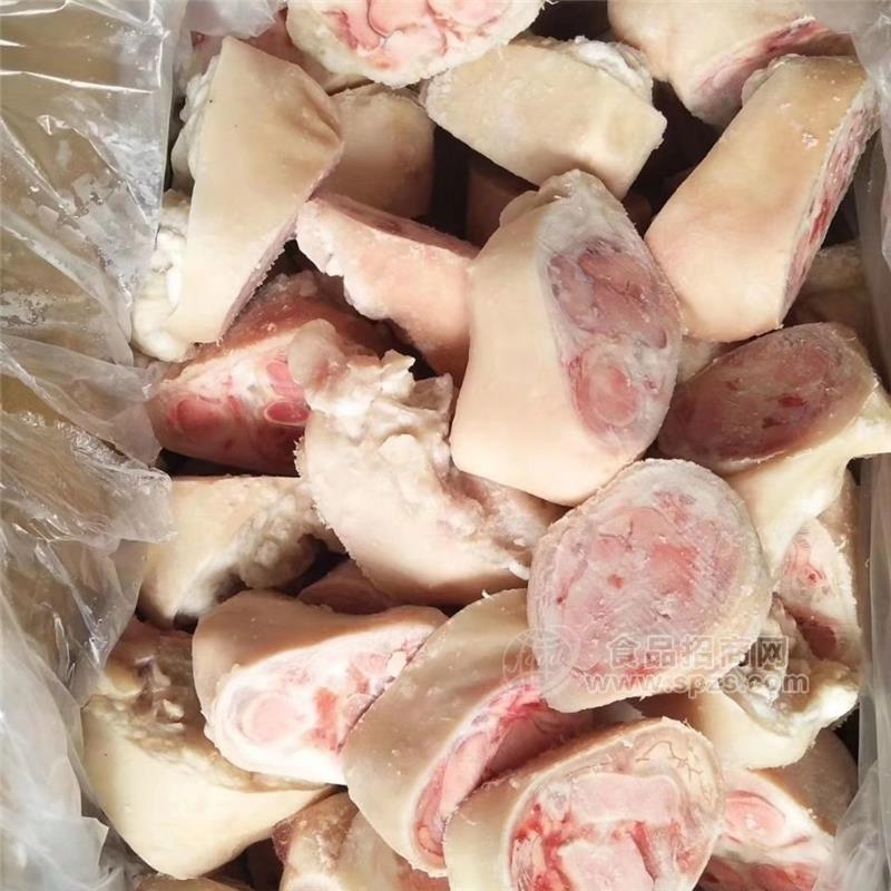 冻猪脚块分割加工猪蹄猪爪脚圈山东临沂程阳食品批发