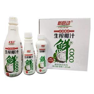 新啟動 椰汁  植物蛋白飲料 1.25LX6瓶